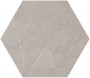 Marblehex Hexagon Pulpis Grey Porcelain Floor and Wall Tile 200x240mm